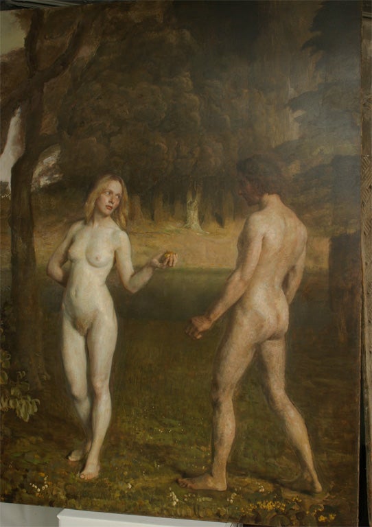 Danish Adam & Eve by Julius Paulsen For Sale