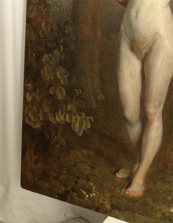 Adam & Eve by Julius Paulsen For Sale 1