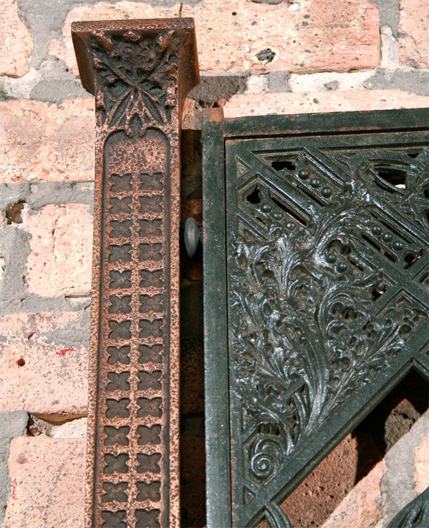 old elevator with gate