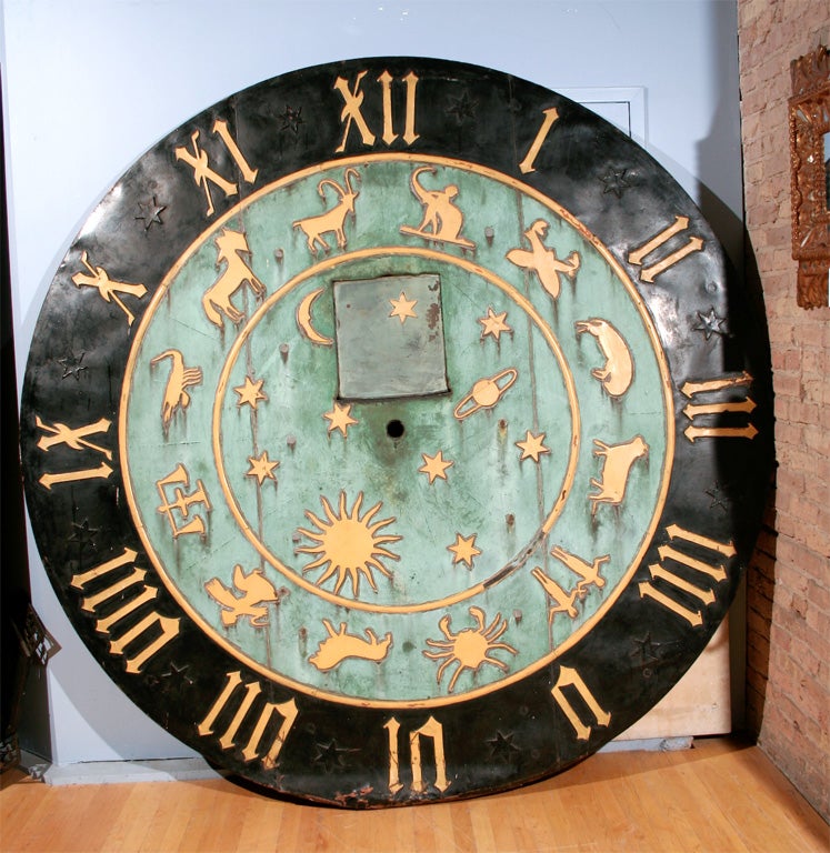 American Zodiac clock face 5