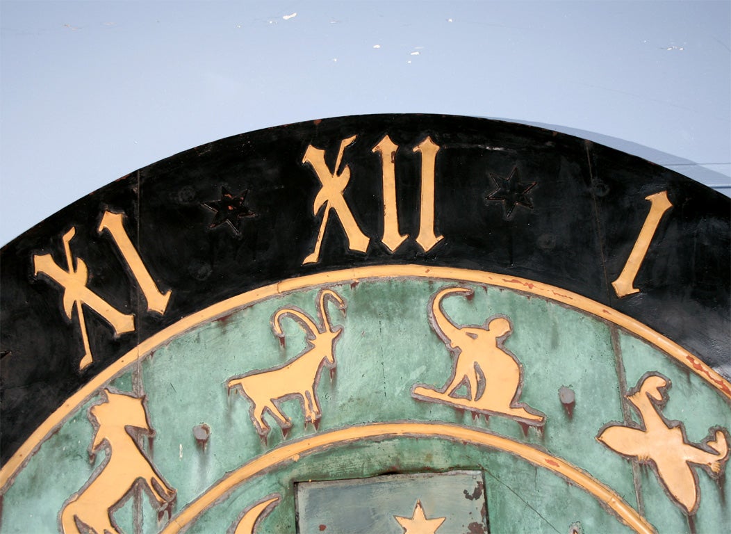 American Zodiac clock face 6