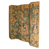 Large tapestry six panel screen