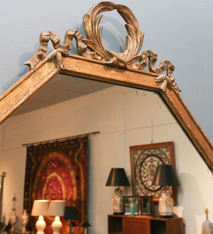 French Regency Style Octagonal mirror For Sale