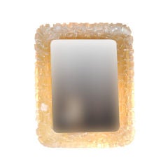 Backlit acrylic mirror