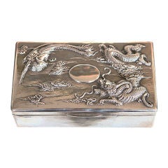19th Century Chinese Export Silver Box