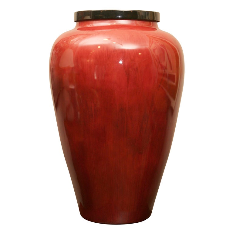 Übergroße Vase von Karl Springer