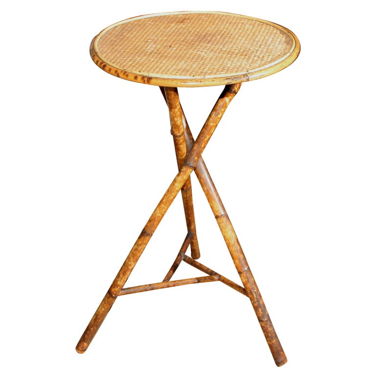 Bamboo Tripod Base Table