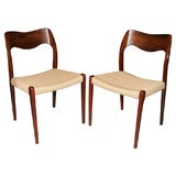 Set of 6 Niels Moller Rosewood Dining Chairs