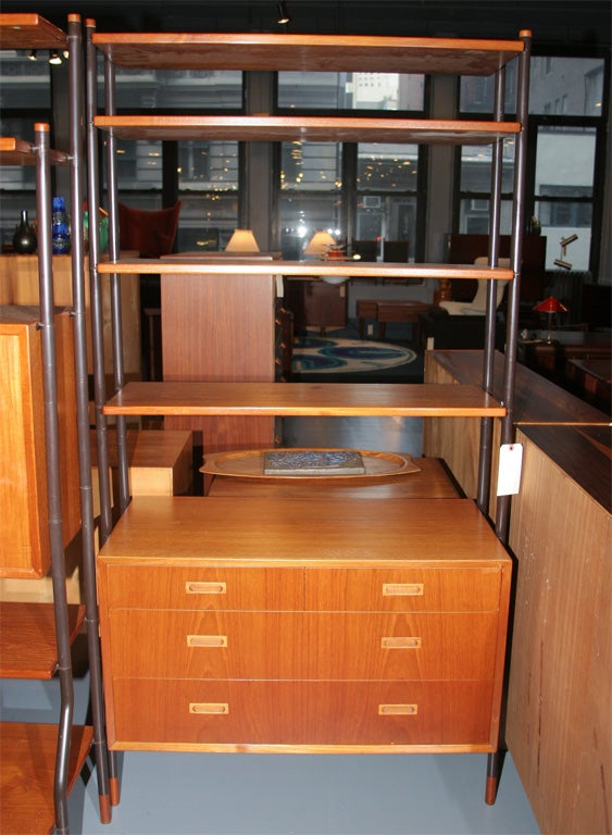 Teak Modular Shelving Units In Good Condition In New York, NY