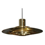 Brass Pendant Lamp by Fabricius and Kastholm