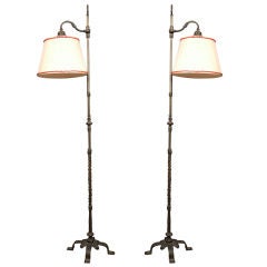Antique Caldwell Arts & Crafts Style Lamps