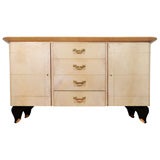 A Parchment Sideboard Attributed to Jacques Adnet
