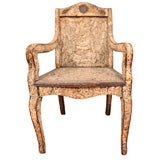 Antique A Cork and Twig Armchair