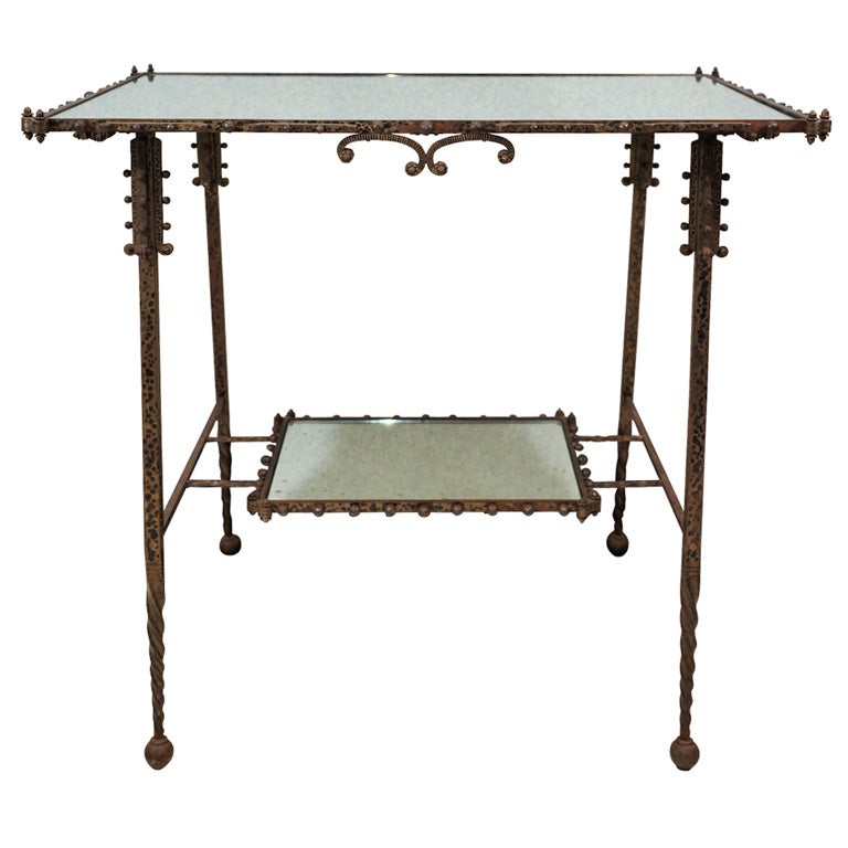 Wrought Iron Table Attributed to Edgar Brandt, France, c. 1930