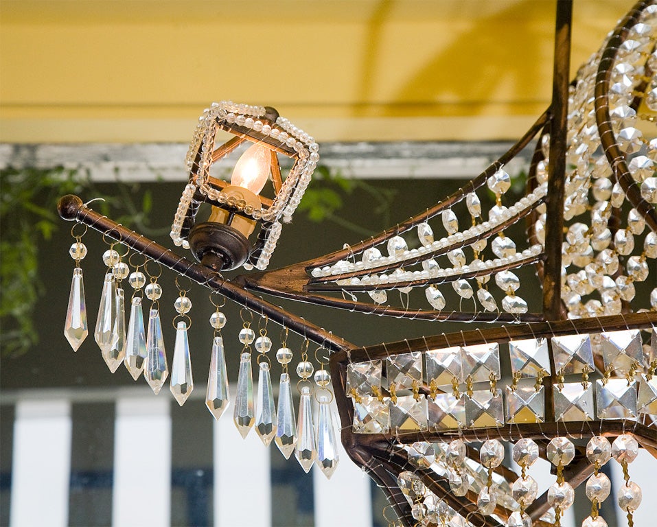 ITALIAN VINATGE SHIP CHANDELIER 2