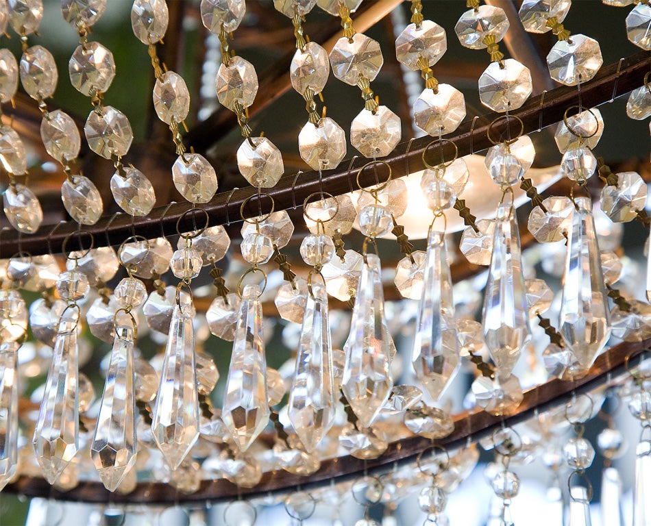 ITALIAN VINATGE SHIP CHANDELIER 3