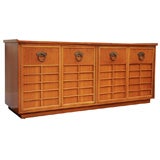 American Of Martinsville Lattice Front Cabinet