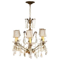 Antique Italian Crystal Chandelier