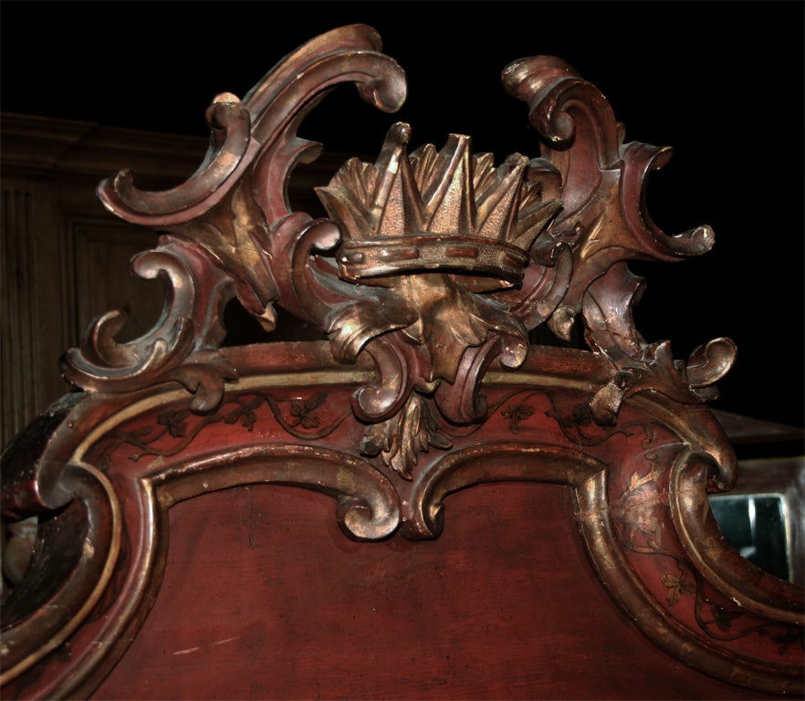 Italian Carved Four Poster Bed For Sale 4