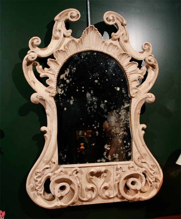 Italian Carved and Painted MIrror