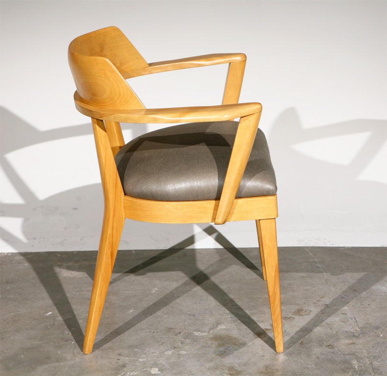 heywood wakefield upholstered chair