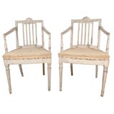 Pair of Swedish Arm Chairs