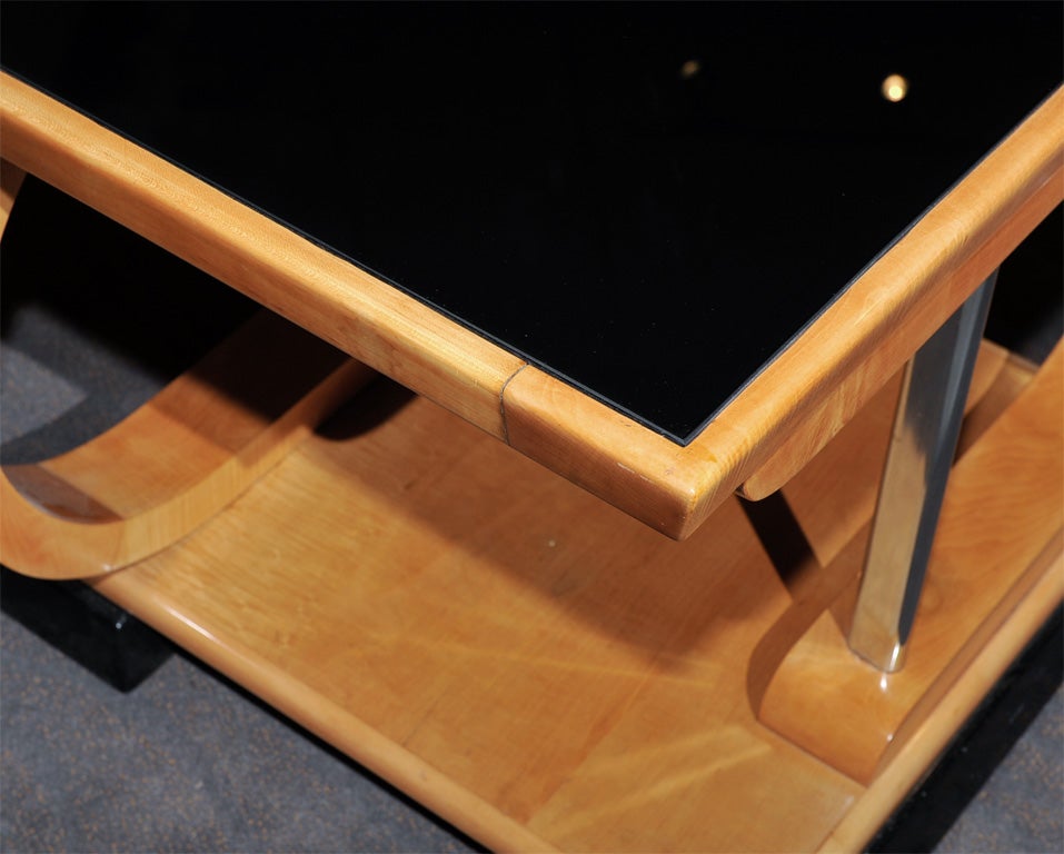 Unusual Art Deco Asymmetrical coffee table 1