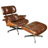 CHARLES & RAY EAMES 671 & 671 LOUNGE CHAIR AND OTTOMAN