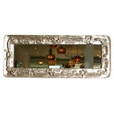 Primitive Wood & Plaster Mirror