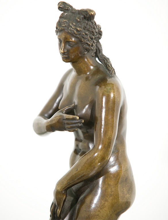 Patinated Bronze of The Capitoline Venus.