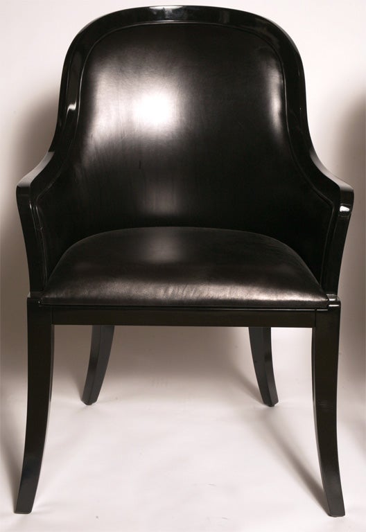 Set of 12 Karl Springer Regina Chairs