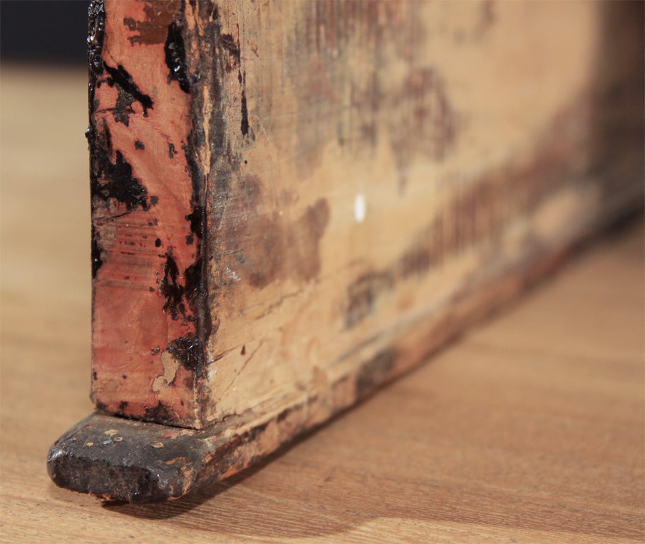 Japanese Hinoki Wood Lacquer Worker’s Desk 2