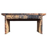 Japanese Hinoki Wood Lacquer Worker’s Desk