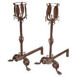 Pair of French 18th Century Andirons