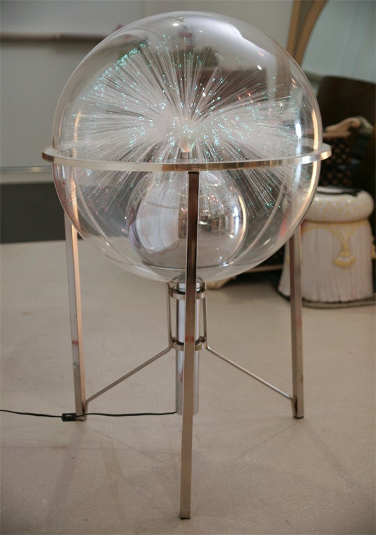 Fiber Optic Globe Sculpture 3