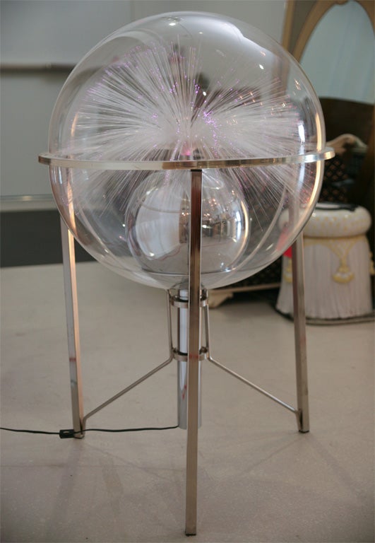Fiber Optic Globe Sculpture 5