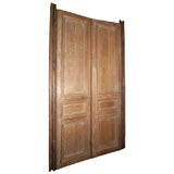 Pair Large Louis XVI Oak Doors