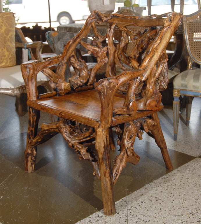 Chinese Root Chairs In Excellent Condition In Houston, TX