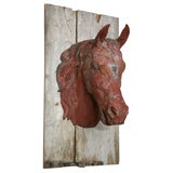 Antique French Zinc Horse