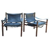 Arne Norell leather chairs