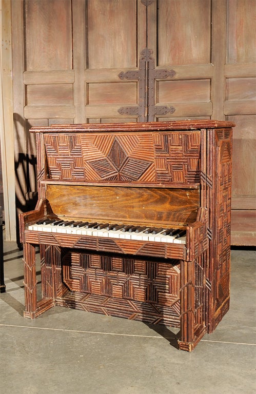 Metal Adirondack Minature Piano
