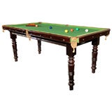 Antique English Snooker Table