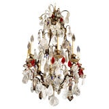 Antique Italian Iron Chandelier