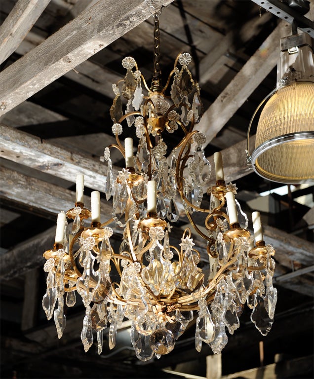 Louis XVI-Style Bronze D'Ore Chandelier