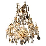 Antique Louis XVI-Style Bronze D'Ore Chandelier