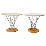 Pair of  occasional tables by Isamu Noguchi for Knoll