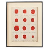 18th Century German Wax Seals