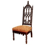 Antique Cottage Gothic Side Chair