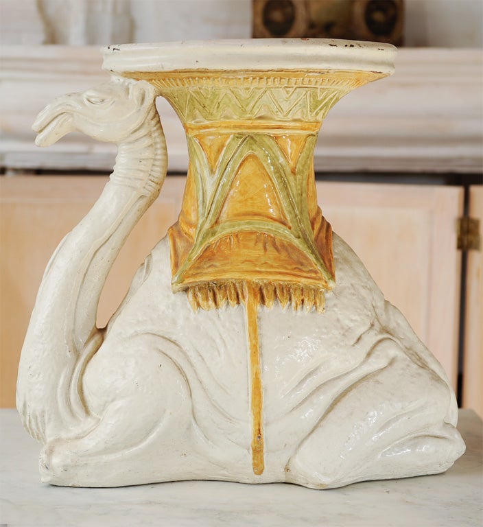 Whimsical Camel side table, American