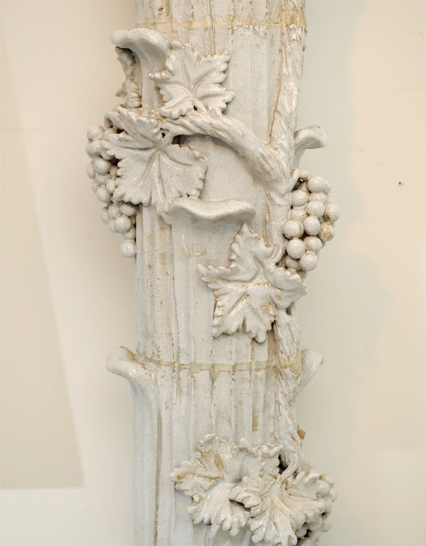 Spectacular Italian Ceramic Stove, very ornamental, T.O.C. at 1stDibs